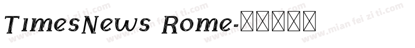 TimesNews Rome字体转换